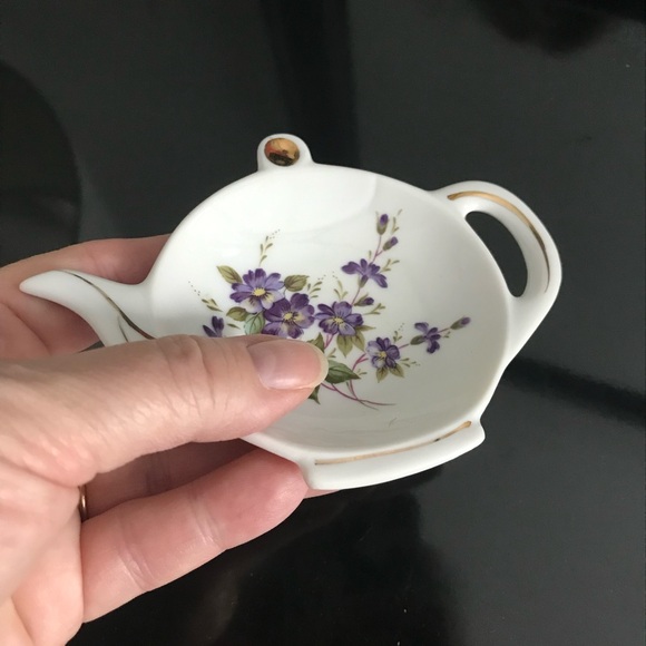 Vintage LEFTON Tea Bag Holder - Picture 2 of 9